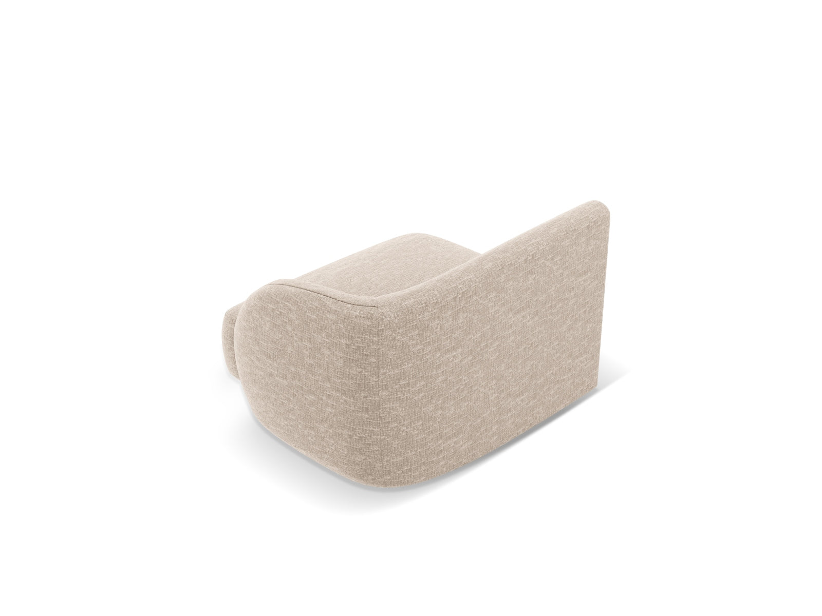 Beige 1-Sitzer Miley Modul von Micadoni, elegantes und vielseitiges Sofa-Element für kreative Wohnraumgestaltungen.
