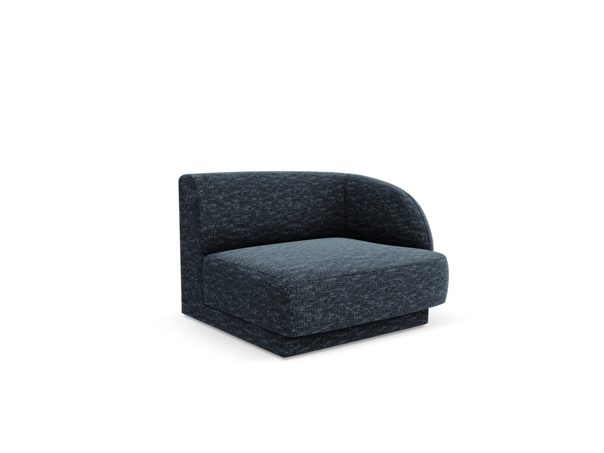 Miley Modul rechts 1 Sitzer in Royal Blue-Haga präsentiert im Onlineshop von KAQTU Design AG. Modulares Sofa ist von Micadoni