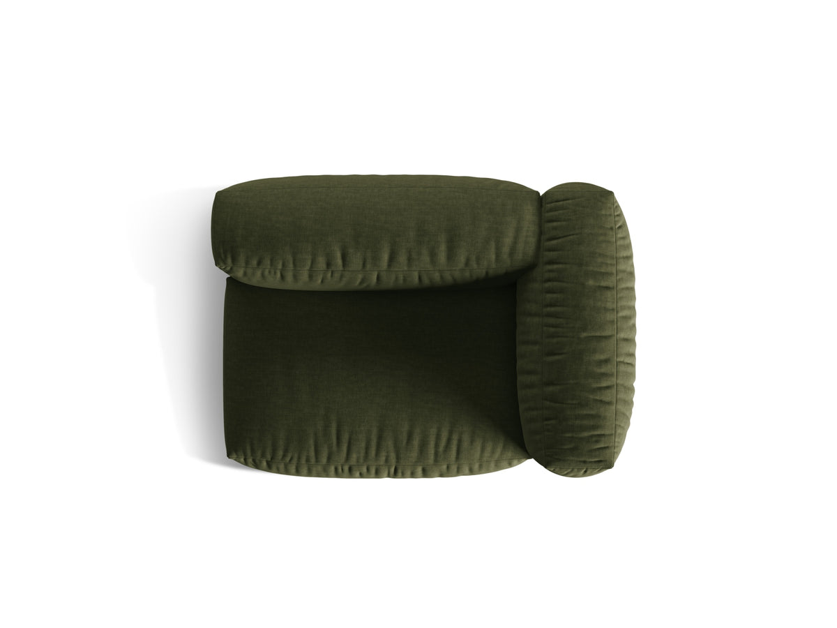 Martina Modul rechts 1 Sitzer in Green-Boston präsentiert im Onlineshop von KAQTU Design AG. Modulares Sofa ist von Micadoni