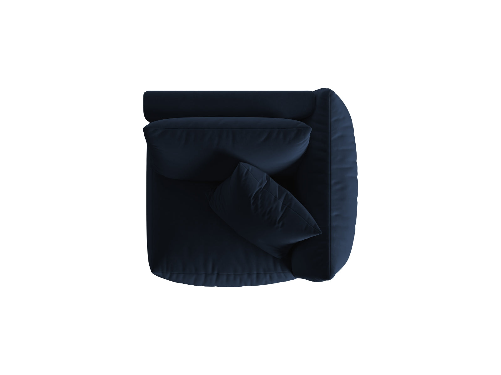 Entdecken Sie den Chris Velour Modul rechts 1 Sitzer von Micadoni – elegantes Design trifft auf höchsten Sitzkomfort für Ihr modernes Zuhause!