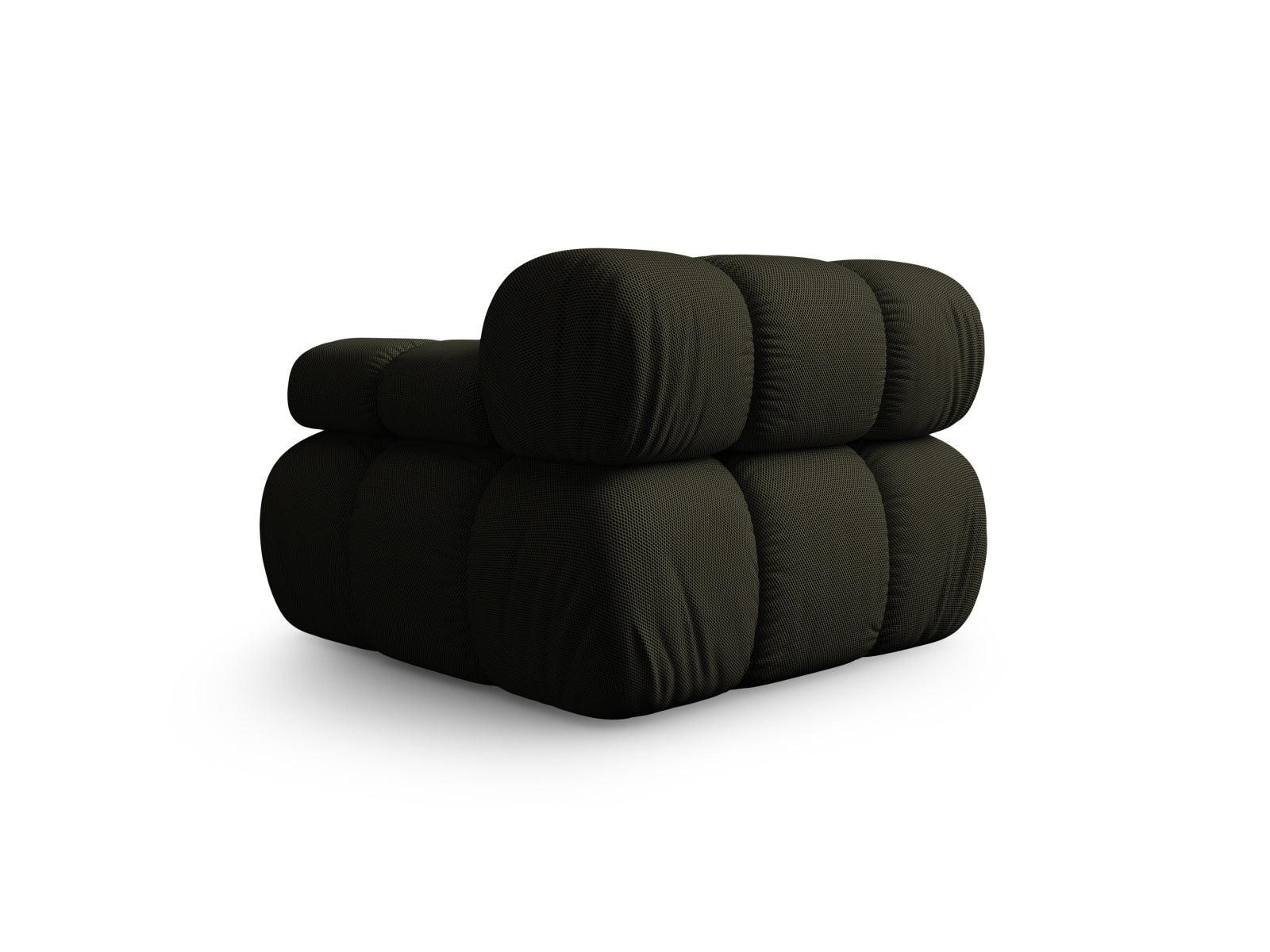 Elegantes Bellis Modul 1 Sitzer in Amazon Green-Sonic, ideal für kreative Sofa-Kombinationen und modernes Wohndesign von Micadoni.