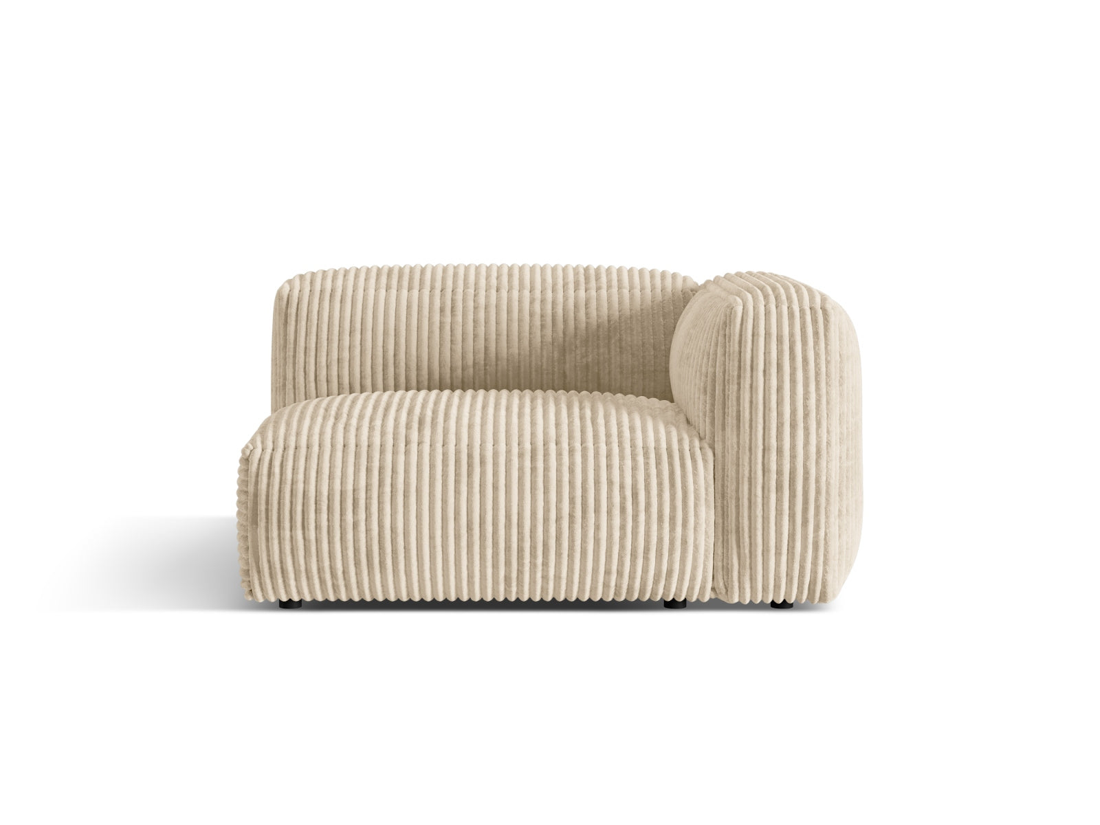 Martina Modul rechts 1 Sitzer in Light Beige präsentiert im Onlineshop von KAQTU Design AG. Modulares Sofa ist von Micadoni