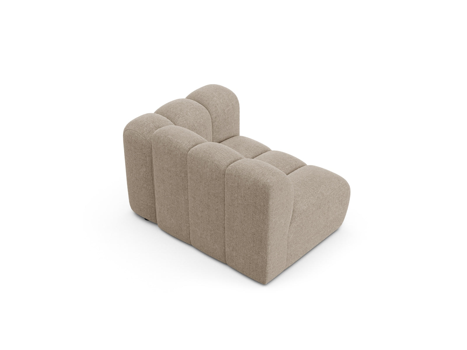 Lupine Modul rechts 1 Sitzer in Dark Beige präsentiert im Onlineshop von KAQTU Design AG. Modulares Sofa ist von Micadoni
