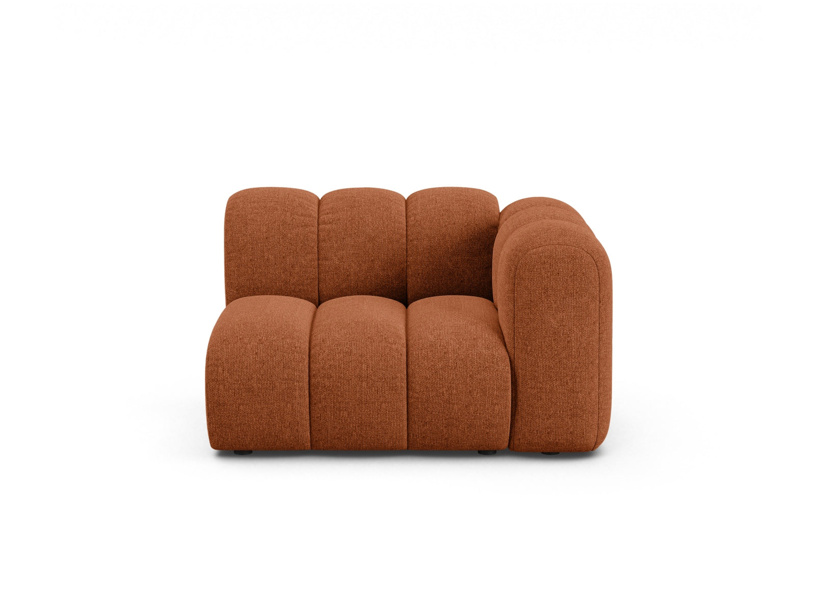 Lupine Modul rechts 1 Sitzer in Brick-Eden präsentiert im Onlineshop von KAQTU Design AG. Modulares Sofa ist von Micadoni