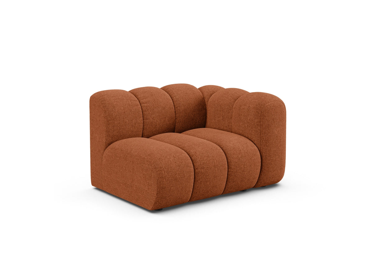 Lupine Modul rechts 1 Sitzer in Brick-Eden präsentiert im Onlineshop von KAQTU Design AG. Modulares Sofa ist von Micadoni