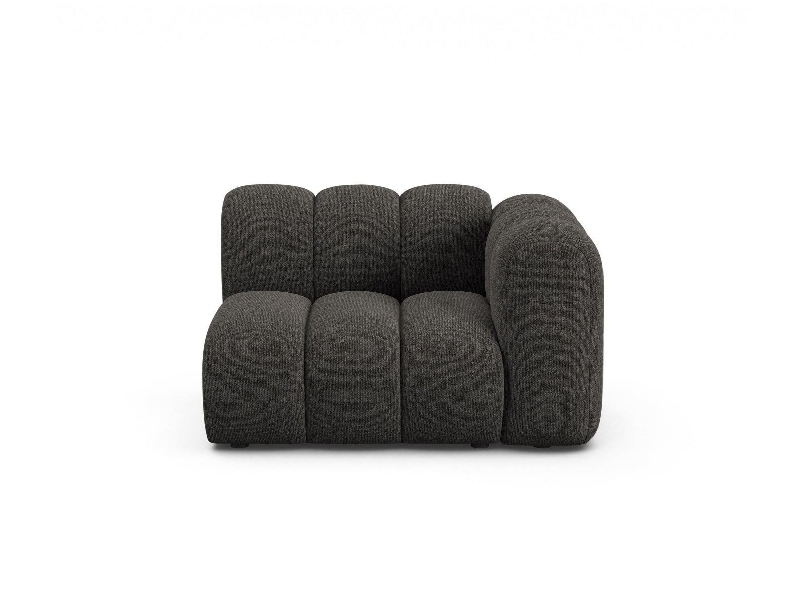 Lupine Modul rechts 1 Sitzer in Dark Grey-Eden präsentiert im Onlineshop von KAQTU Design AG. Modulares Sofa ist von Micadoni