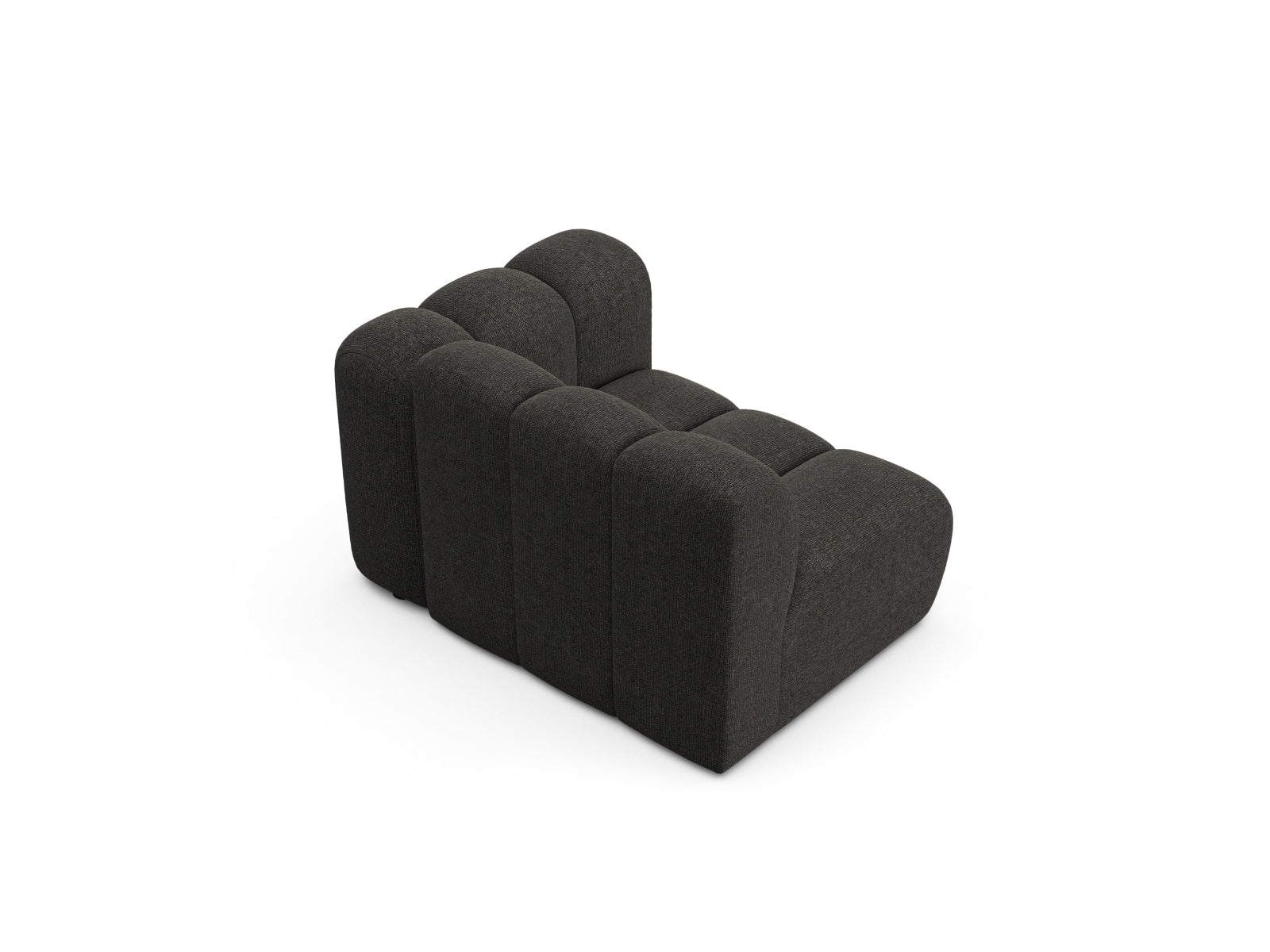 Lupine Modul rechts 1 Sitzer in Dark Grey-Eden präsentiert im Onlineshop von KAQTU Design AG. Modulares Sofa ist von Micadoni
