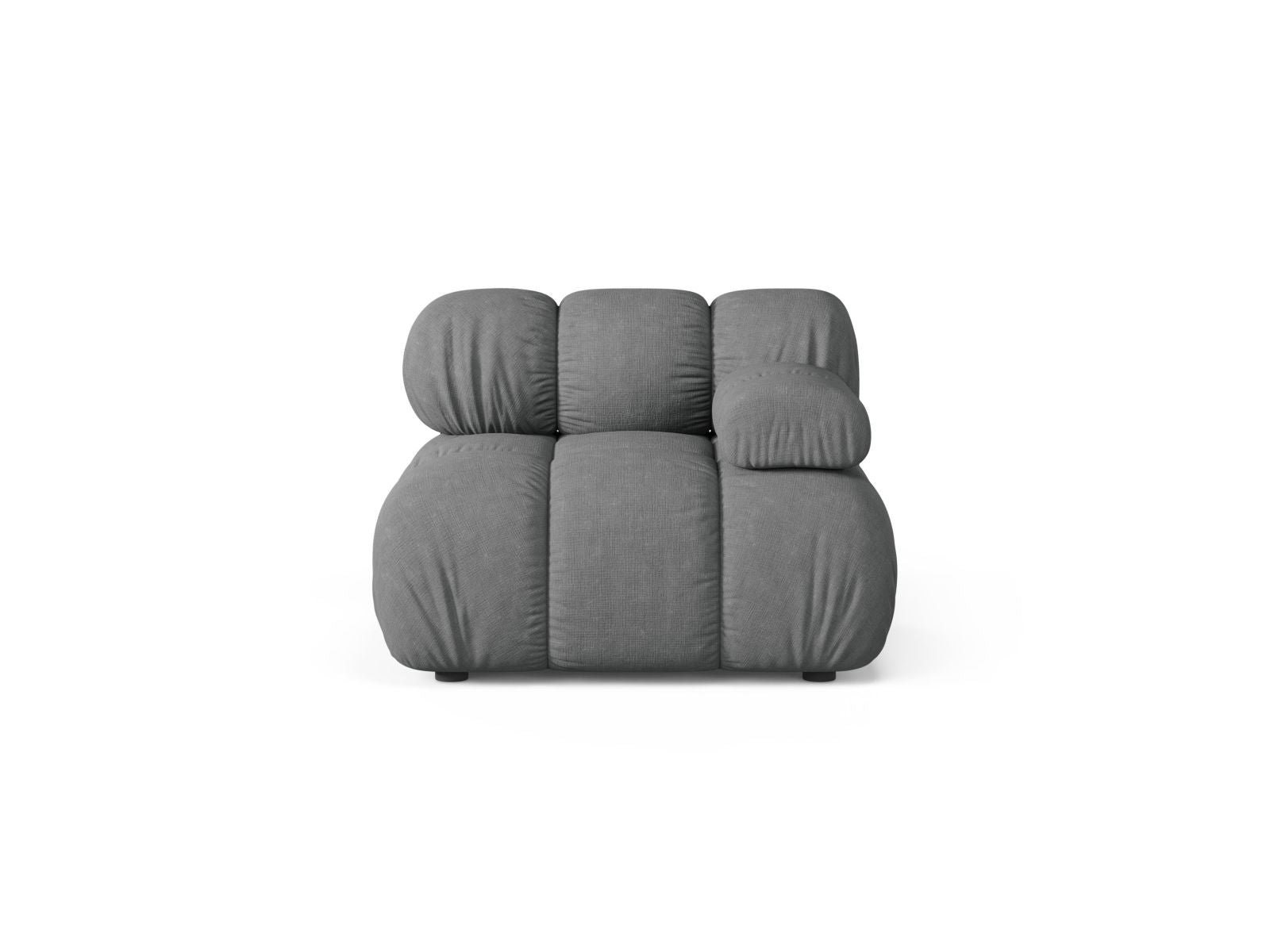 1-Sitzer Modul rechts Bellis in Grey-Liberty präsentiert im Onlineshop von KAQTU Design AG. Modulares Sofa ist von Micadoni