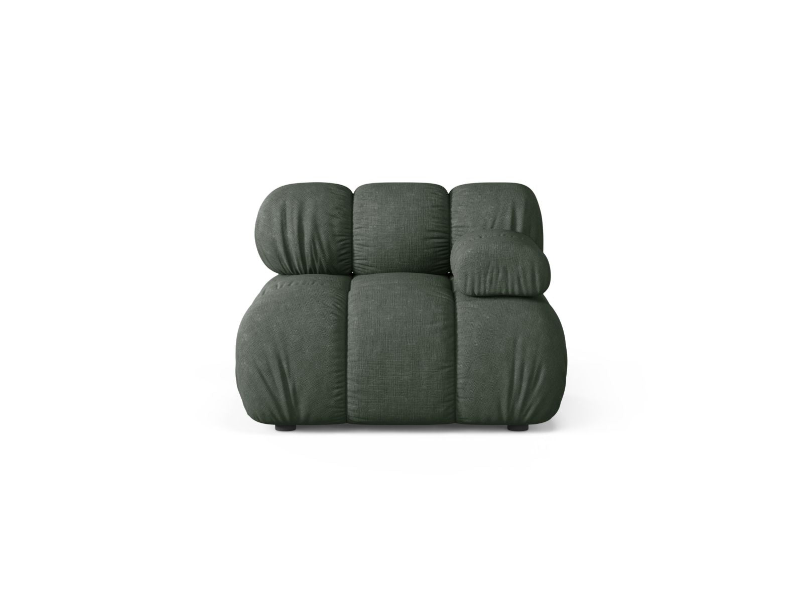 1-Sitzer Modul rechts Bellis in Moss Green-Liberty präsentiert im Onlineshop von KAQTU Design AG. Modulares Sofa ist von Micadoni