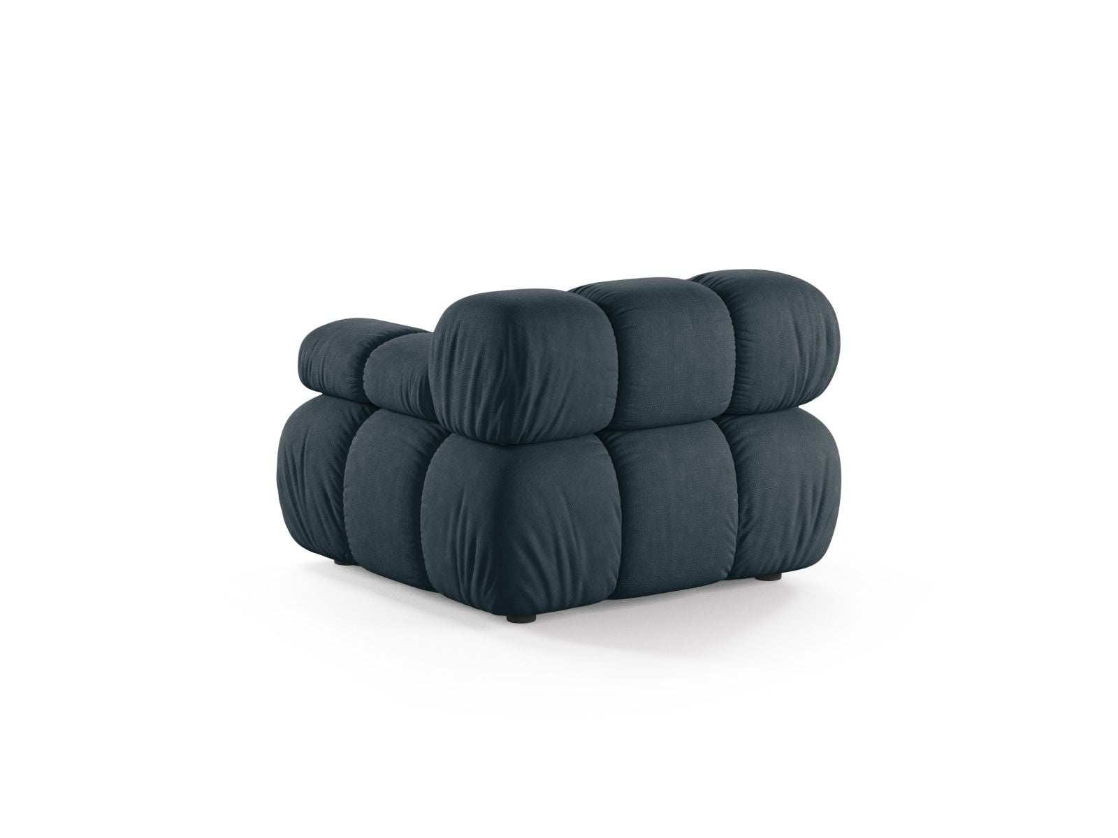 Elegantes 1-Sitzer Modul rechts Bellis in ansprechendem Petrol, ideal für individuelle Sofa-Arrangements in modernen Wohnräumen.