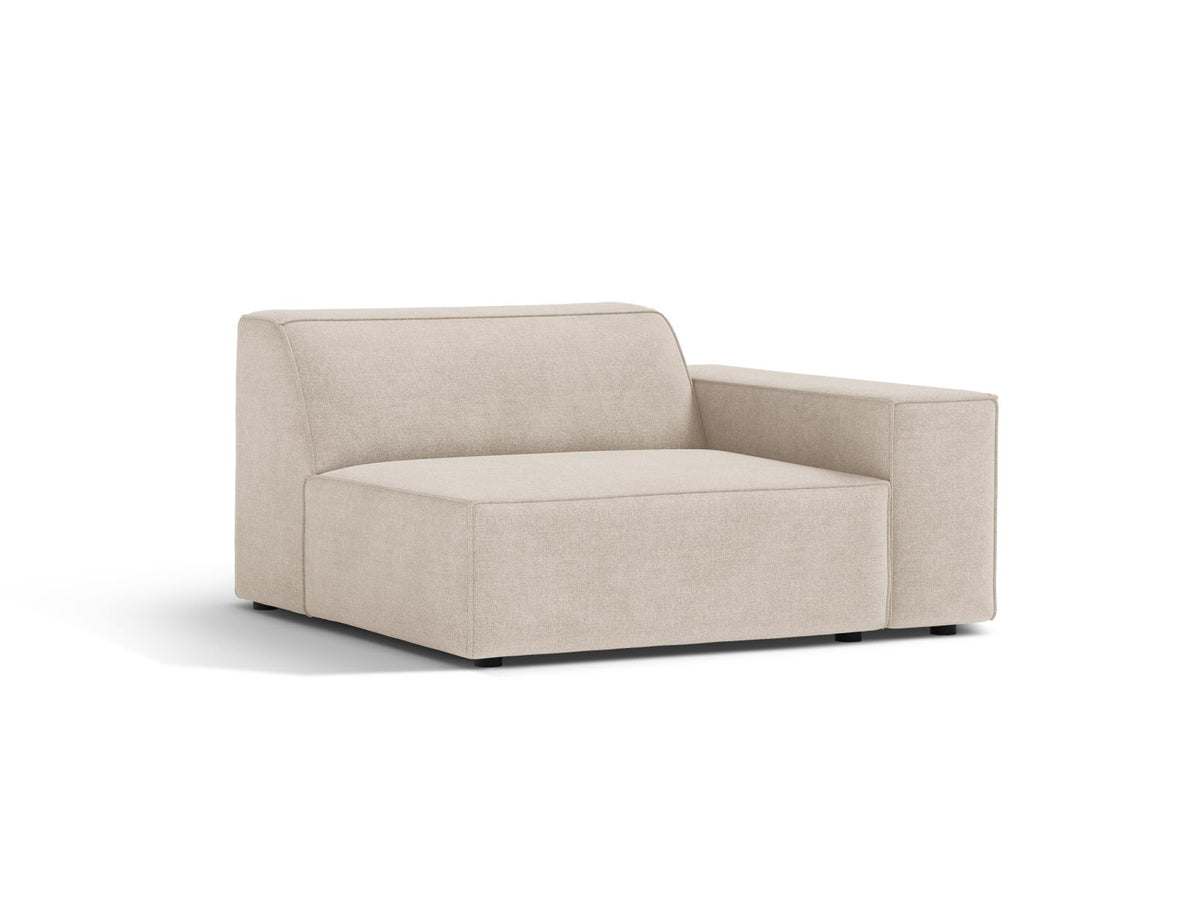 1-Sitzer Modul Rechts Jodie in Beige-Liberty präsentiert im Onlineshop von KAQTU Design AG. Modulares Sofa ist von Micadoni