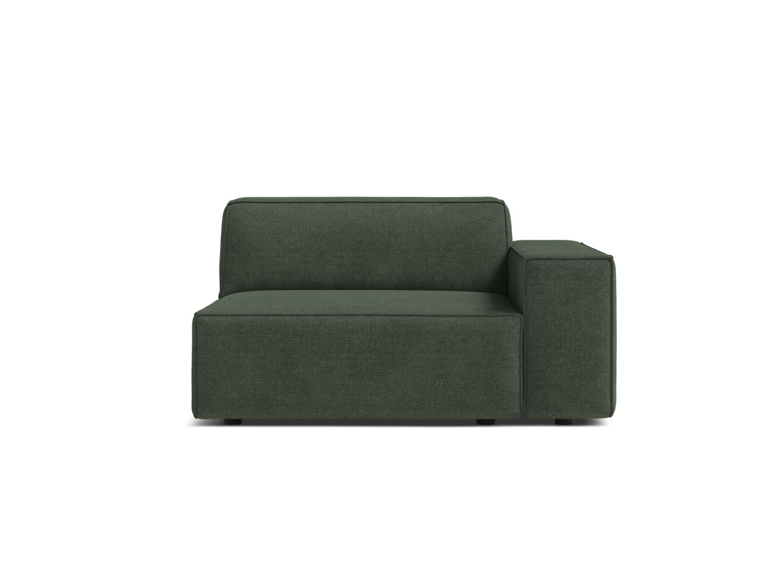 Stylisches 1-Sitzer Modul Rechts Jodie in modernem Moss Green-Liberty, perfekt für individuelle und gemütliche Wohnkonzepte.
