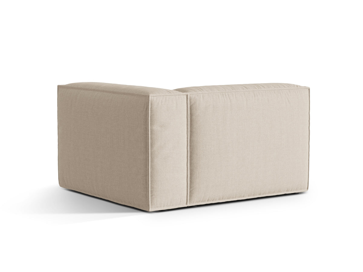 1-Sitzer Modular Sofa rechts Nuria in Beige-Liberty präsentiert im Onlineshop von KAQTU Design AG. Modulares Sofa ist von Micadoni