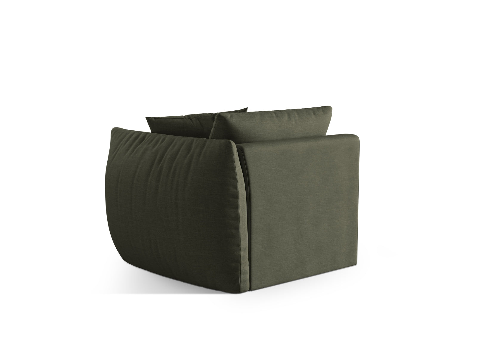 Elegantes 1-Sitzer-Modul "Chris" in zartem Blau, ideal für individuelle Sofa-Gestaltung, Teil der modernen Micadoni Kollektion.