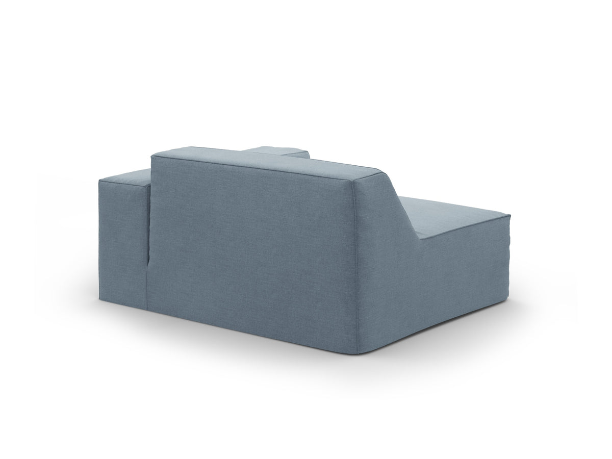 Jodie Modul rechts 1 Sitzer mit abnehmbaren Bezug in Muted Blue-LINS präsentiert im Onlineshop von KAQTU Design AG. Modulares Sofa ist von Micadoni