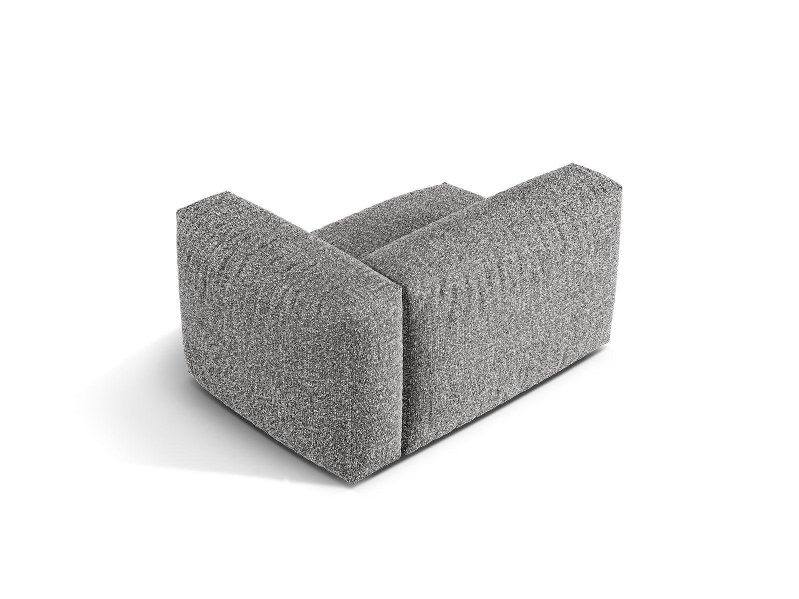 Elegantes 1-Sitzer Sofa Martina Wide rechts in modernem Graphit, ideal für stilvolle Wohnräume und flexible Gestaltungsmöglichkeiten.