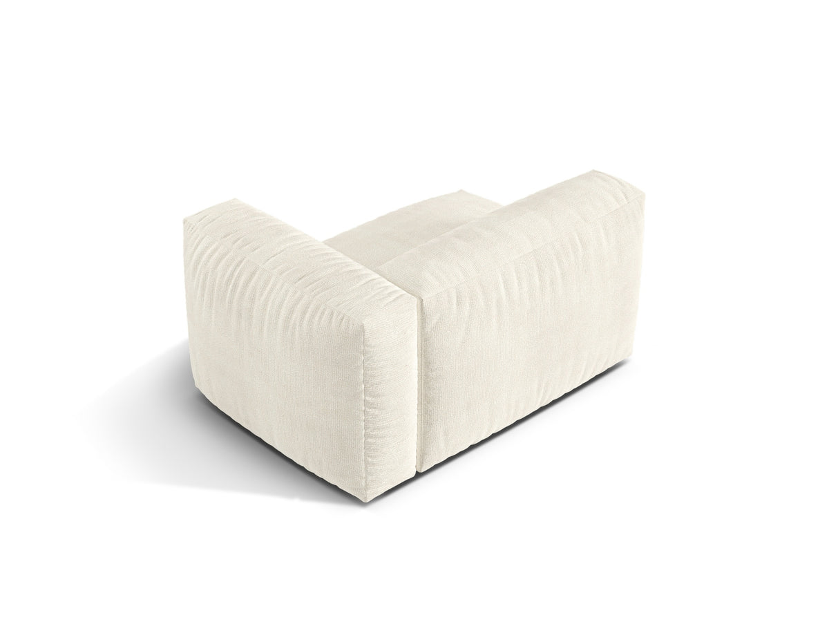 1-Sitzer Sofa Martina Wide rechts in Ivory-Monet präsentiert im Onlineshop von KAQTU Design AG. Modulares Sofa ist von Micadoni