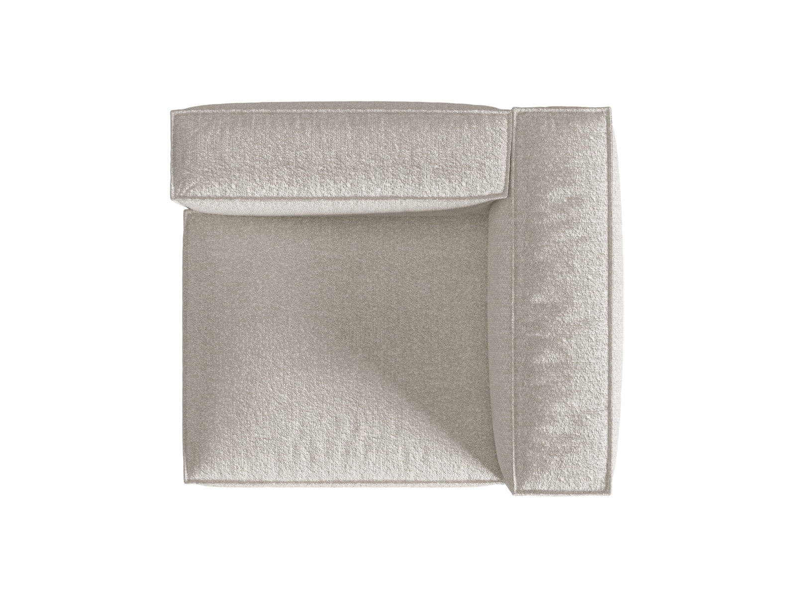 Entdecken Sie das Nuria Boucle 1-Sitzer Sofa von Micadoni – elegantes, modulares Möbelstück für zeitgemässen Komfort und flexible Raumgestaltung.