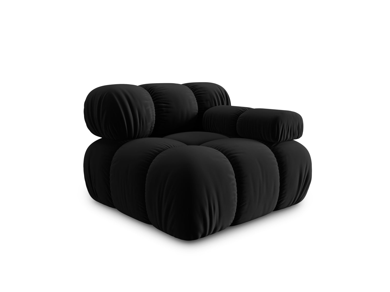 Rechtsseitiges Bellis Velour Modul 1 Sitzer, perfekt für individuelle Sofa-Arrangements und stilvolle Akzente in jedem Raum.