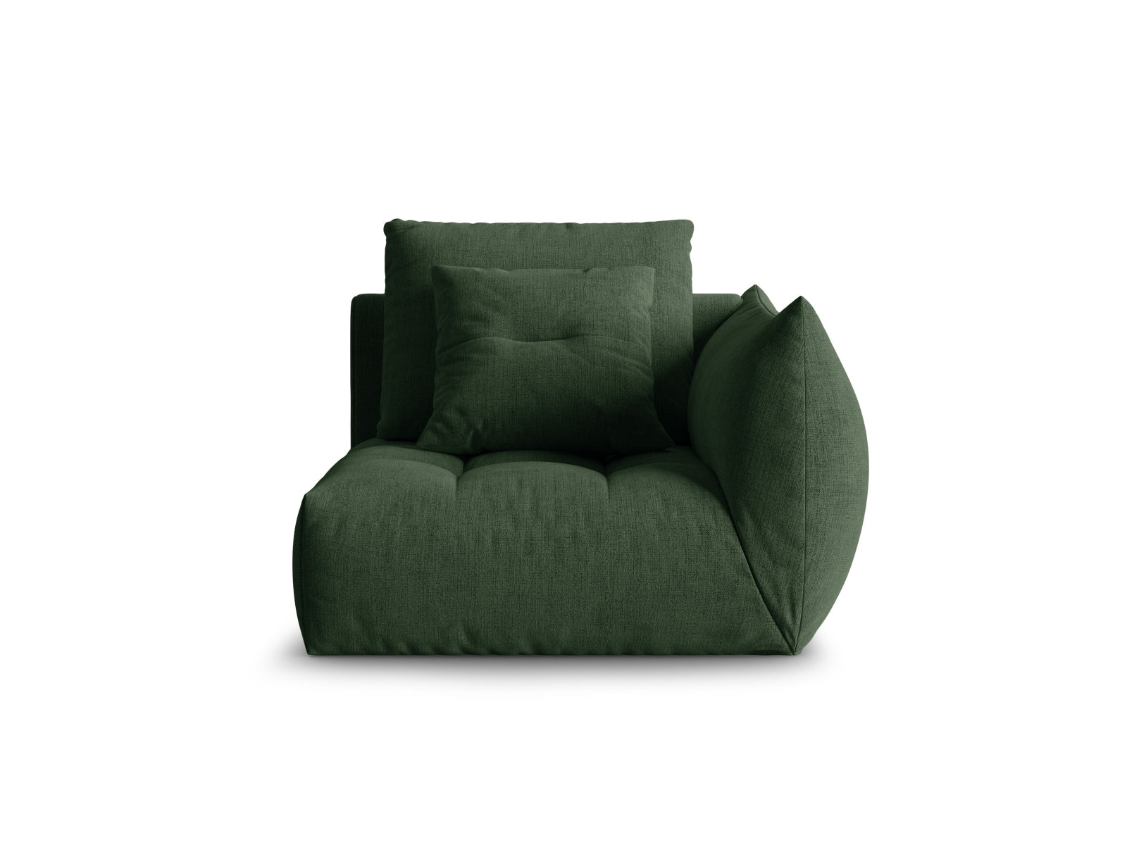 Bloom Modul rechts 1 Sitzer in Moss Green präsentiert im Onlineshop von KAQTU Design AG. Modulares Sofa ist von Micadoni