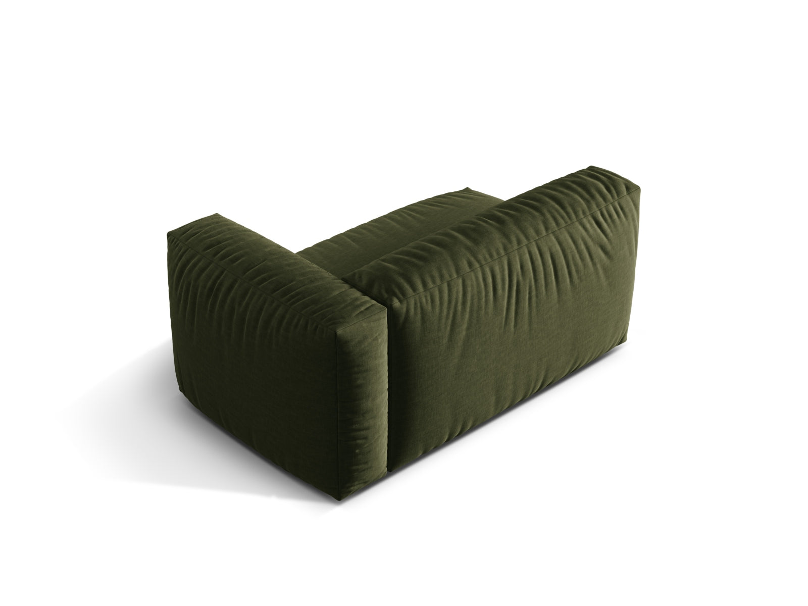 Stylischer 1-Sitzer im Martina-Modul-Stil von Micadoni, perfekt für moderne Wohnkonzepte in einem ansprechenden Grünton.
