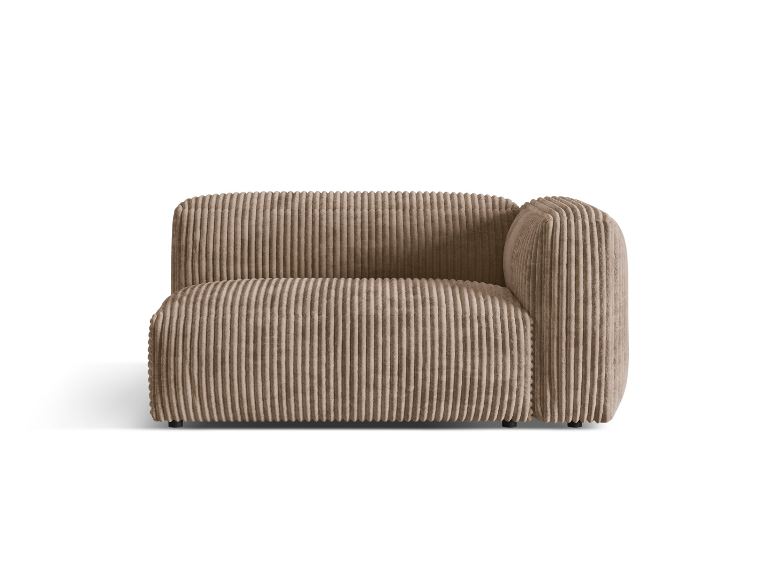 Rechter 1-Sitzer des Martina Moduls in Acorn-Tilia, perfekt für moderne Wohnräume und flexible Einrichtungslösungen.
