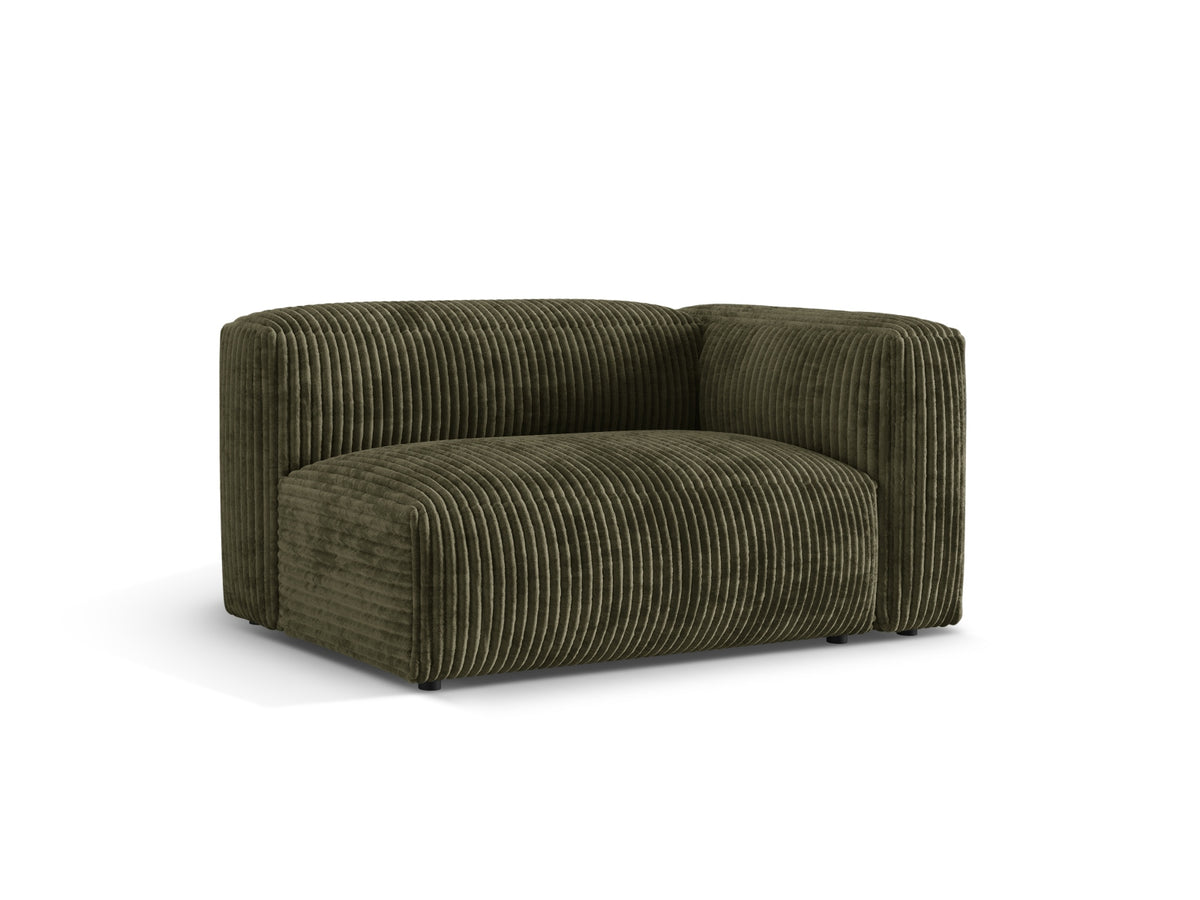 Martina Modul rechts 1 Sitzer in Moss Green-Tilia präsentiert im Onlineshop von KAQTU Design AG. Modulares Sofa ist von Micadoni