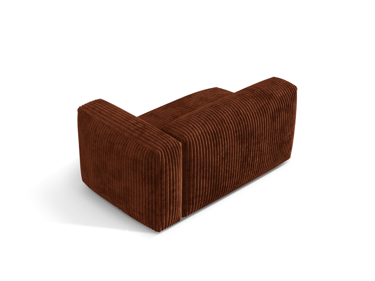 Martina Modul rechts 1 Sitzer in Brick-Tilia präsentiert im Onlineshop von KAQTU Design AG. Modulares Sofa ist von Micadoni