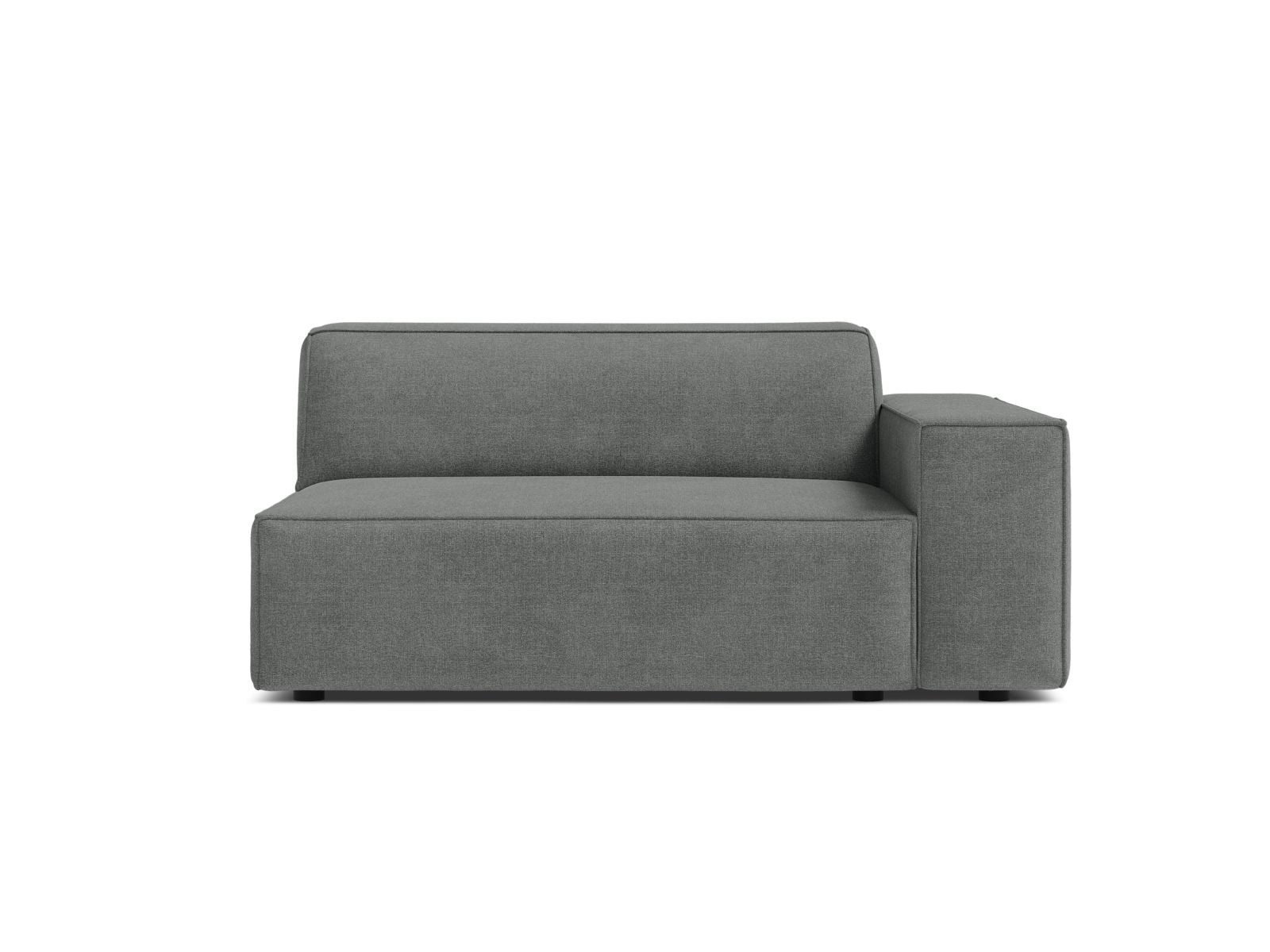 1-Sitzer Modul Rechts Jodie in Grey-Liberty präsentiert im Onlineshop von KAQTU Design AG. Modulares Sofa ist von Micadoni