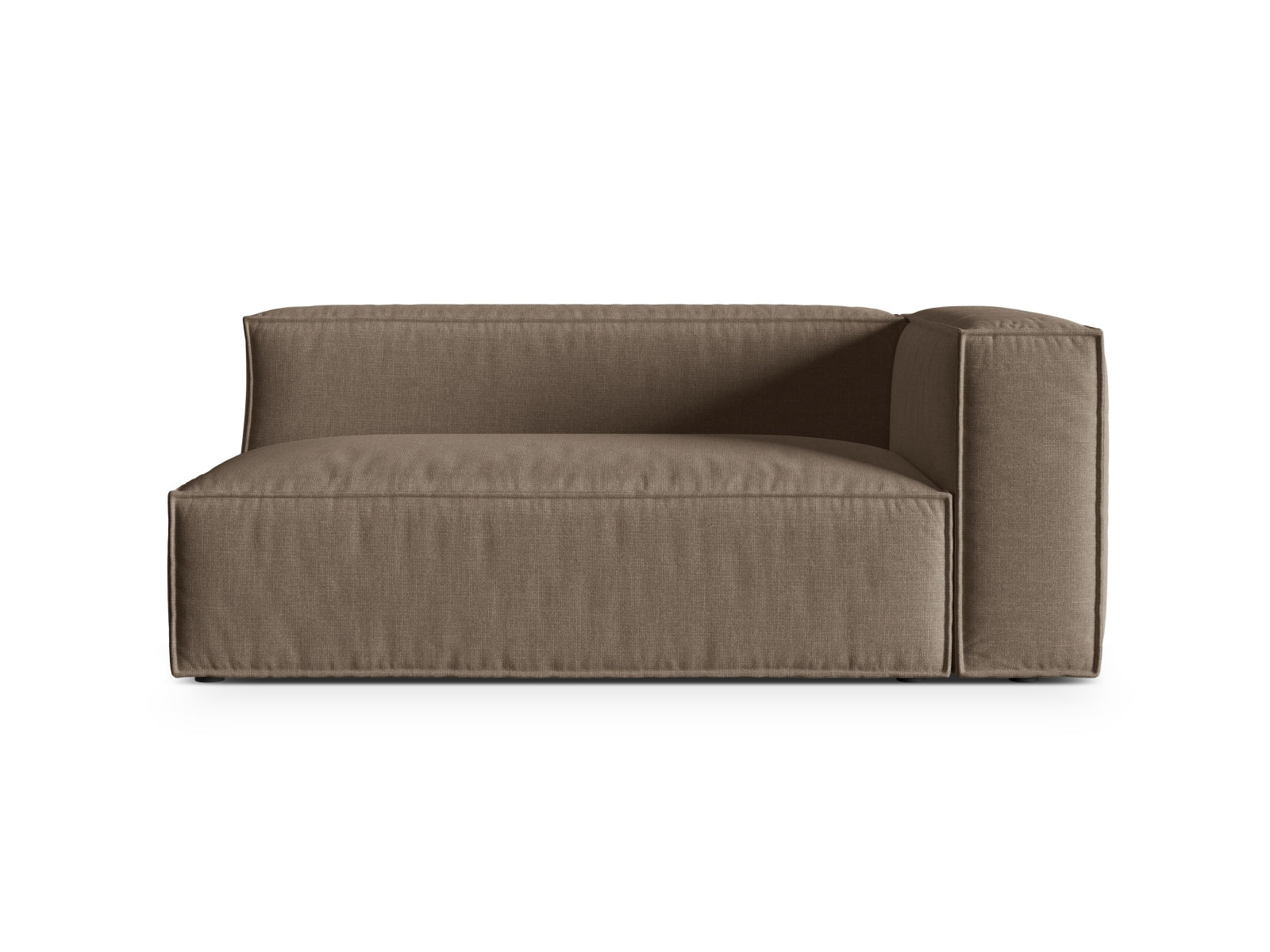 3-Sitzer Modular Sofa rechts Nuria in Cappuccino-Liberty präsentiert im Onlineshop von KAQTU Design AG. 3er Sofa ist von Micadoni