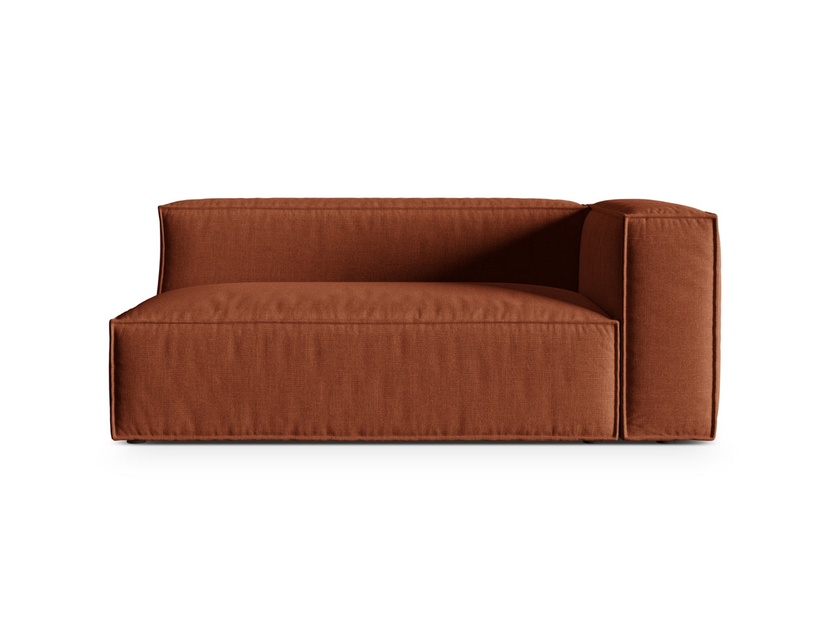 3-Sitzer Modular Sofa rechts Nuria in Brick-Liberty präsentiert im Onlineshop von KAQTU Design AG. 3er Sofa ist von Micadoni
