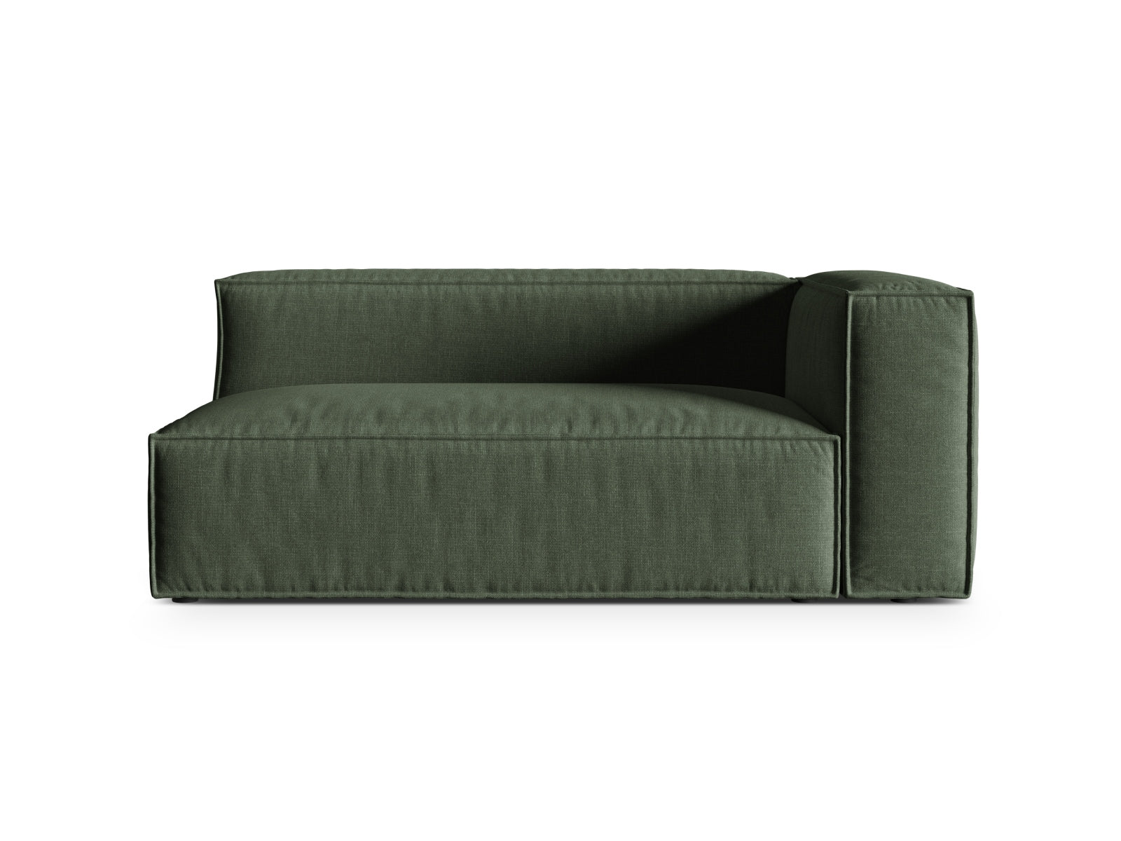 3-Sitzer Modular Sofa rechts Nuria in Moss Green-Liberty präsentiert im Onlineshop von KAQTU Design AG. 3er Sofa ist von Micadoni