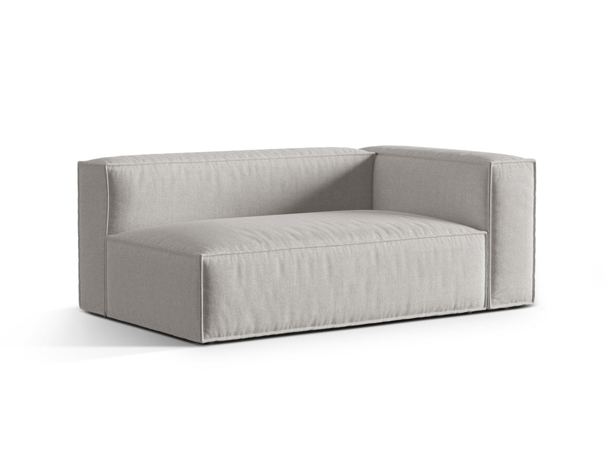 3-Sitzer Modular Sofa rechts Nuria in Light Grey-Liberty präsentiert im Onlineshop von KAQTU Design AG. 3er Sofa ist von Micadoni