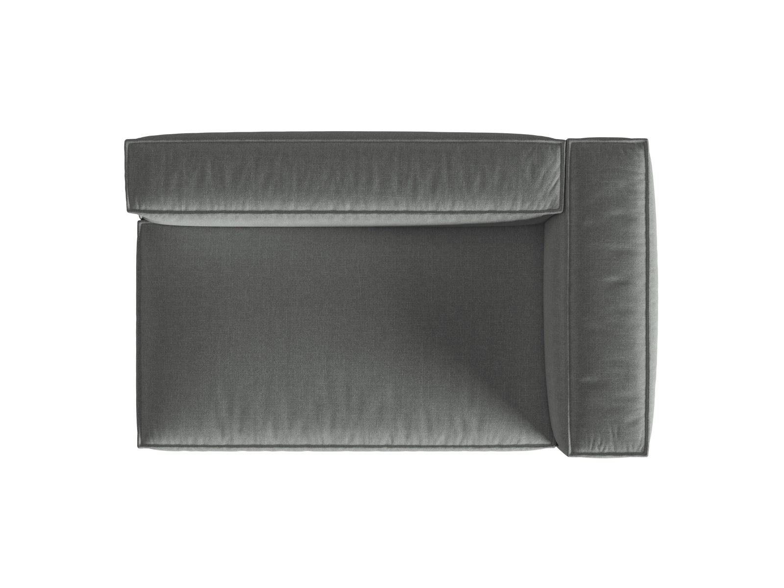 Modulares 3-Sitzer Sofa rechts Nuria von Micadoni, kombiniert Komfort und Stil für ein einladendes Wohnambiente.