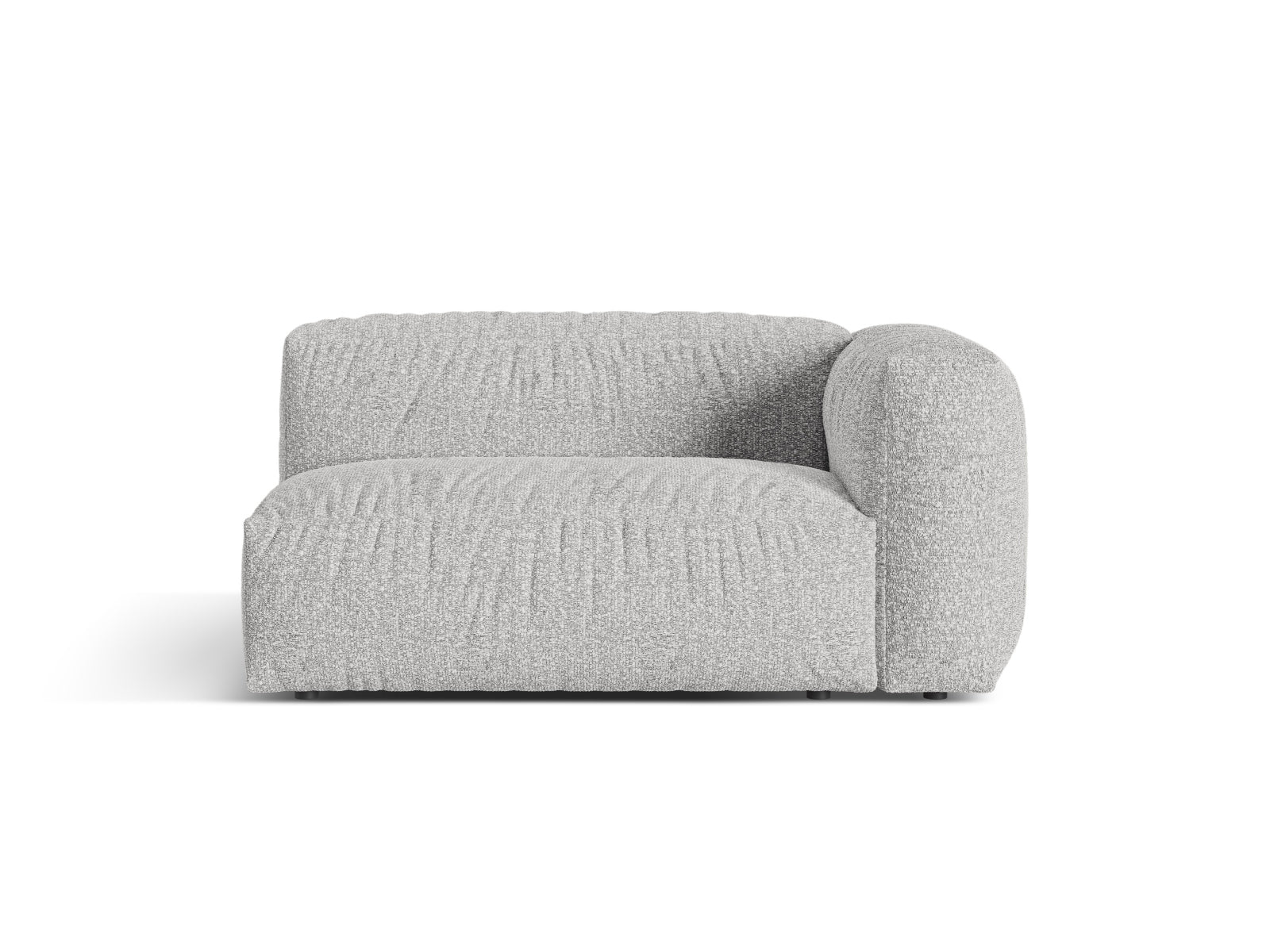 Doppelsitz-Sofa rechts Martina in Silver-Monet präsentiert im Onlineshop von KAQTU Design AG. Modulares Sofa ist von Micadoni