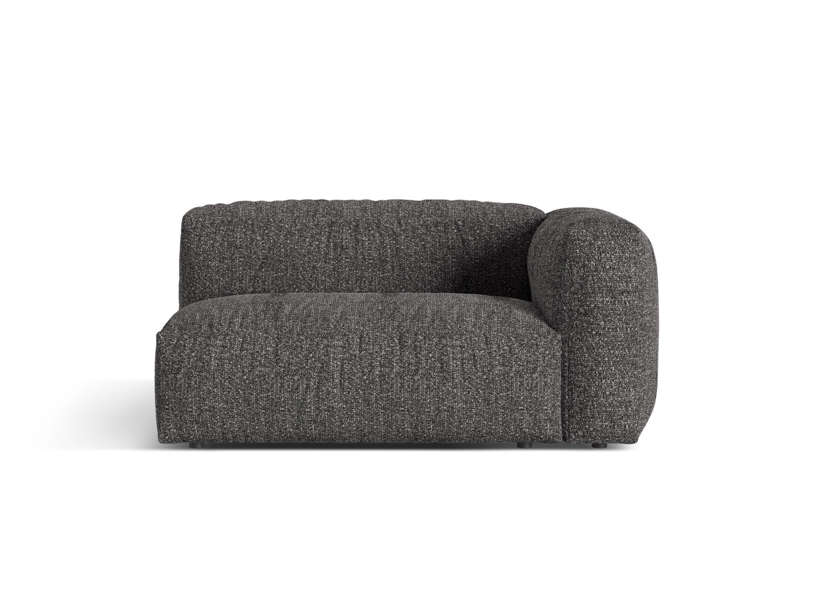 Doppelsitz-Sofa rechts Martina in Anthracite-Monet präsentiert im Onlineshop von KAQTU Design AG. Modulares Sofa ist von Micadoni