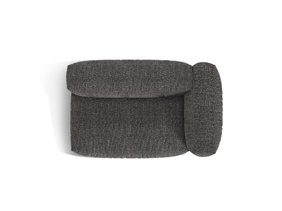 Doppelsitz-Sofa rechts Martina in Anthracite-Monet präsentiert im Onlineshop von KAQTU Design AG. Modulares Sofa ist von Micadoni
