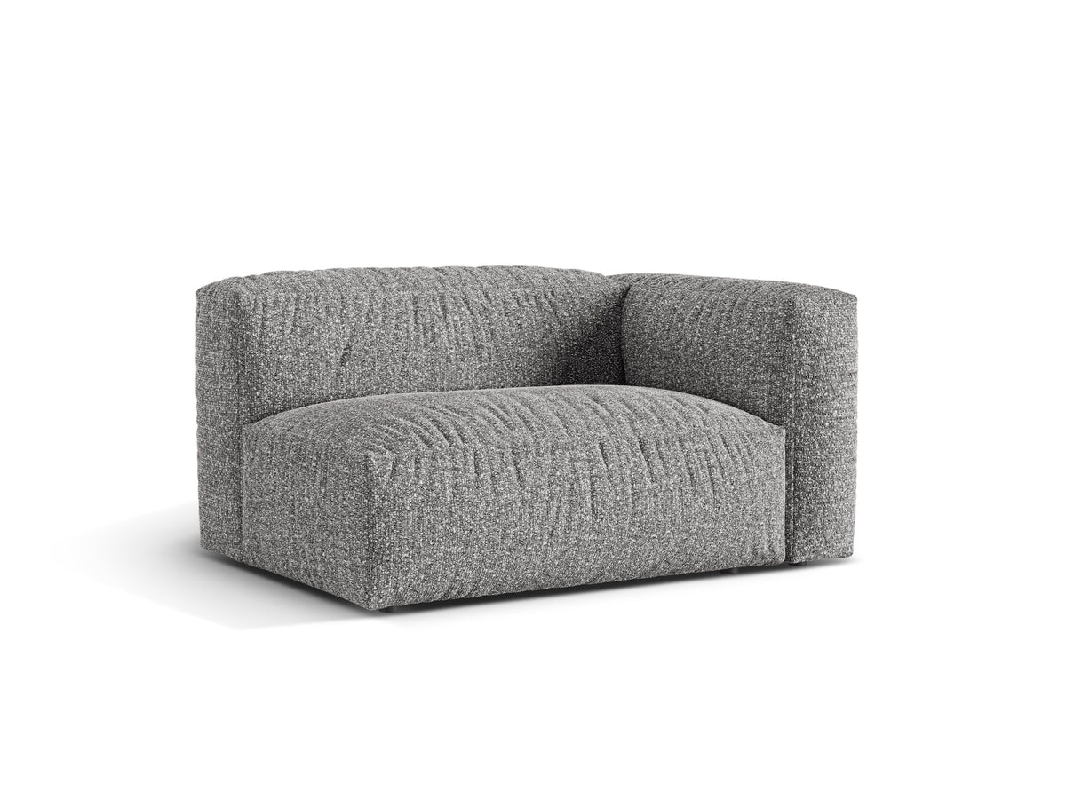Doppelsitz-Sofa rechts Martina in Graphite-Monet präsentiert im Onlineshop von KAQTU Design AG. Modulares Sofa ist von Micadoni