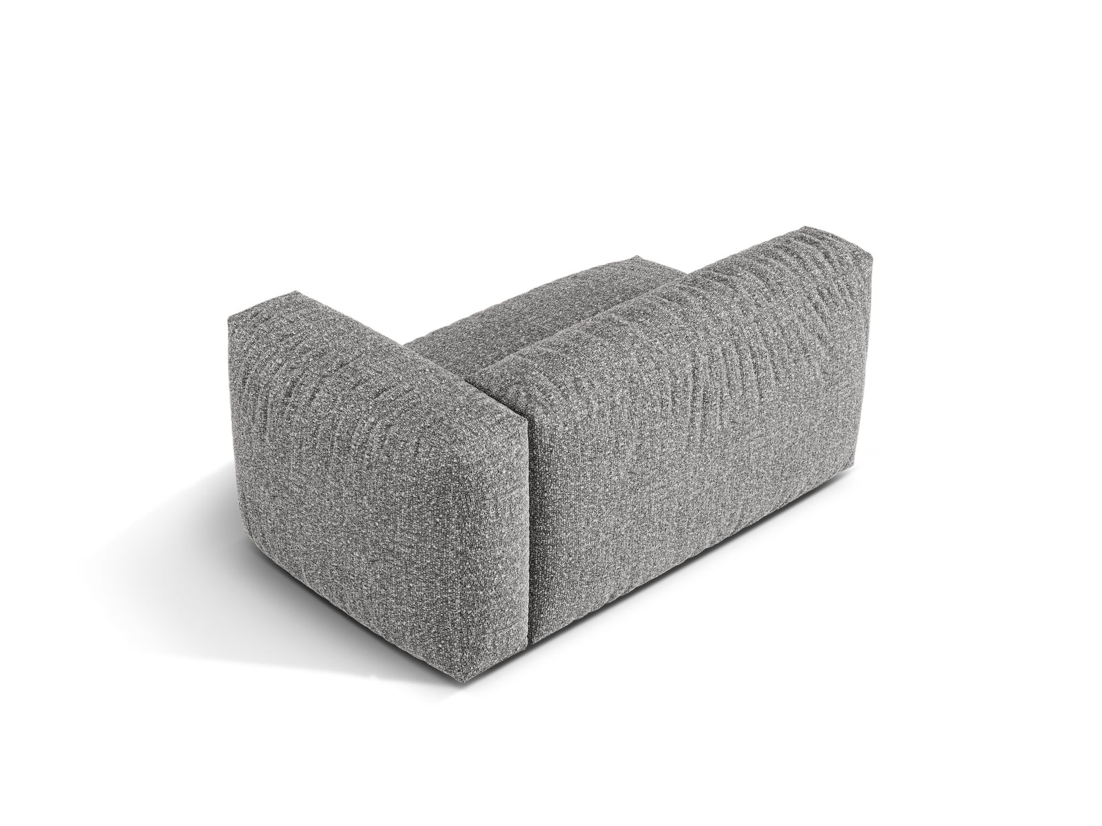 Elegantes Doppelsitz-Sofa rechts Martina in modernem Graphit, ideal für stilvolle Wohnräume und flexible Gestaltungsmöglichkeiten.