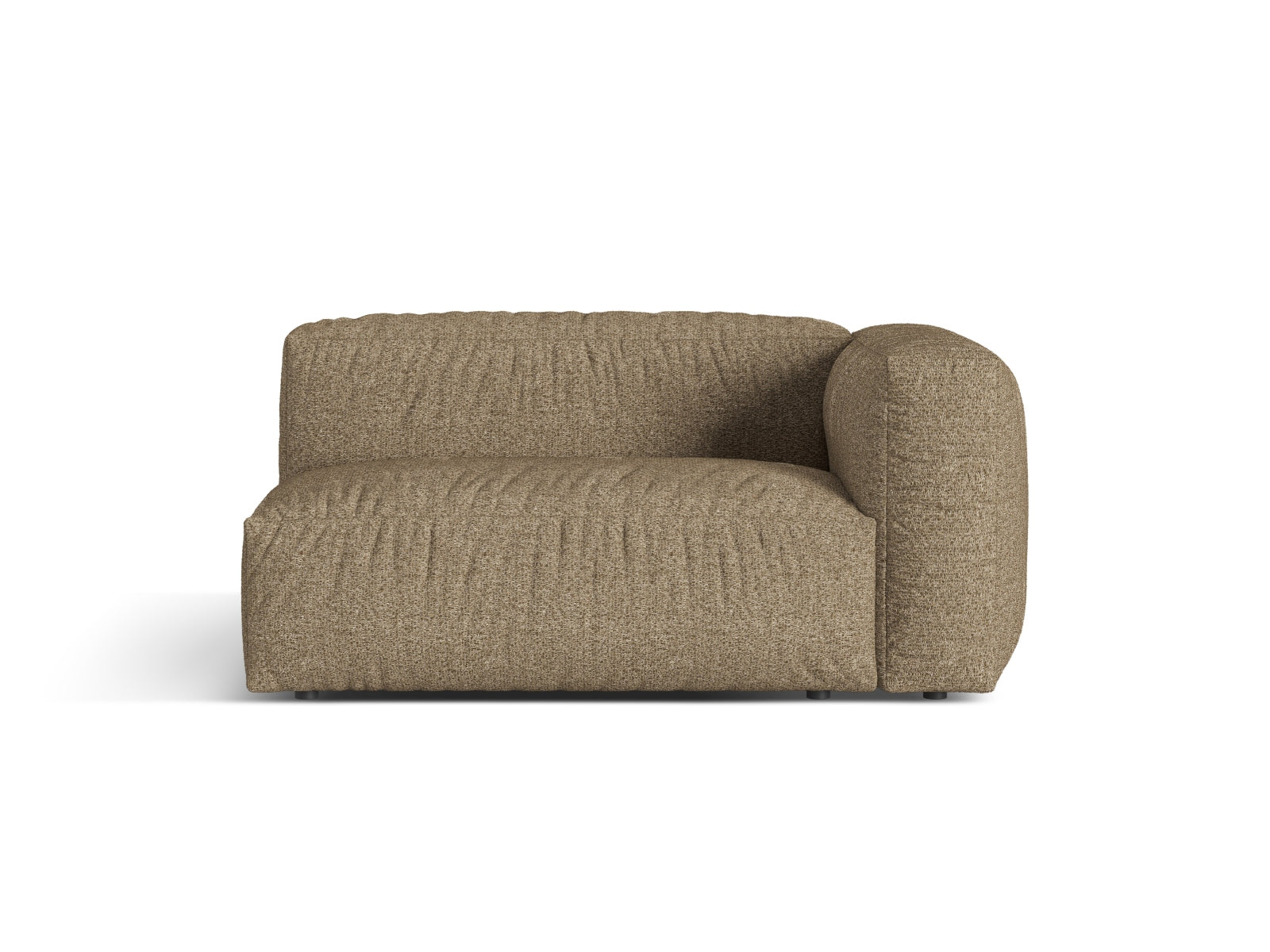 Doppelsitz-Sofa rechts Martina in Cappuccino-Monet präsentiert im Onlineshop von KAQTU Design AG. Modulares Sofa ist von Micadoni