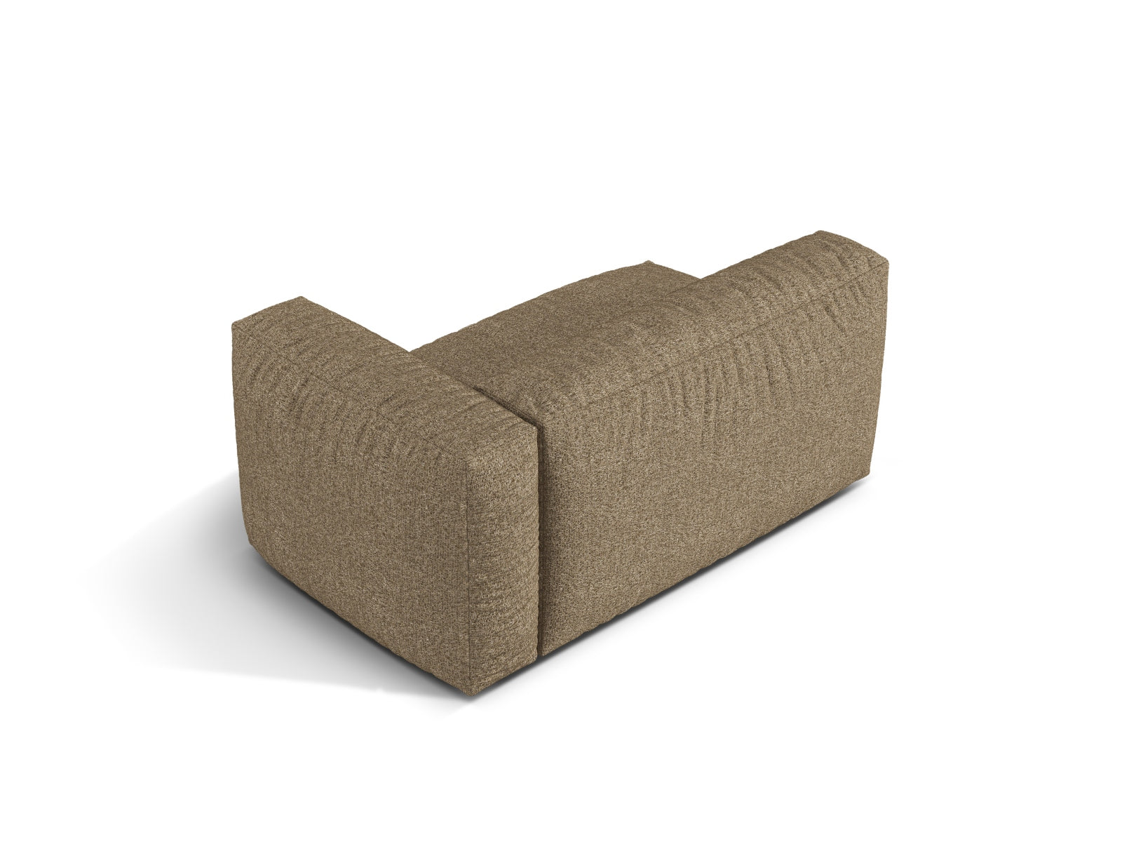 Elegantes Doppelsitz-Sofa rechts Martina in warmem Cappuccino, ideal für gemütliche Wohnzimmer und kreative Einrichtungsideen.