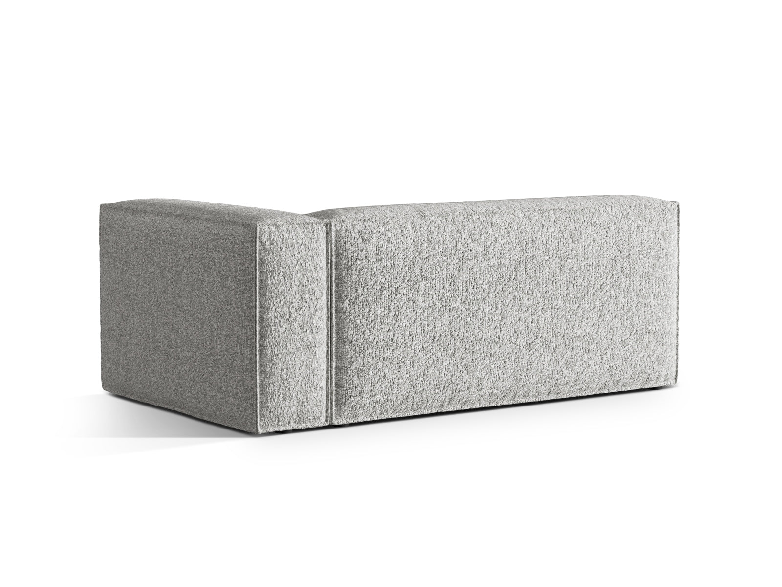 Stilvolles Nuria Boucle 3-Sitzer Sofa in Silber-Monet, perfekt für zeitgemäße Inneneinrichtungen, erhältlich bei Micadoni.