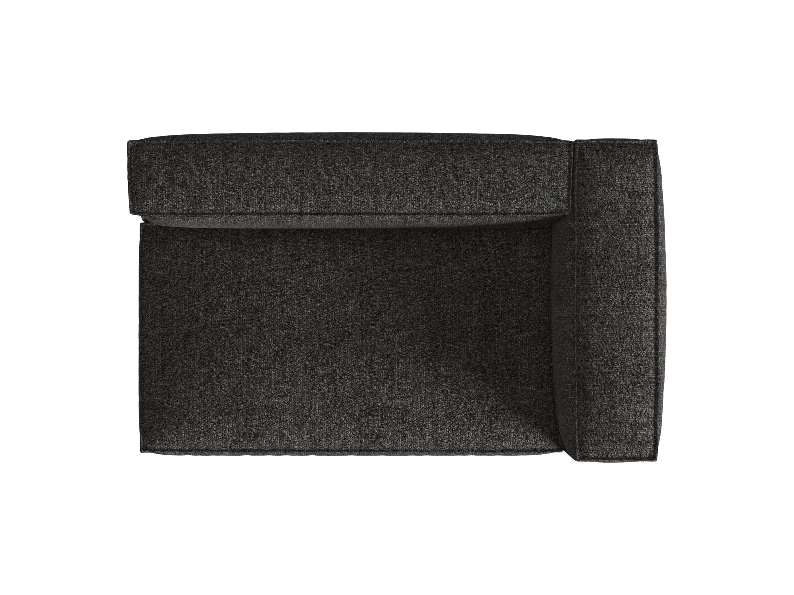 Elegantes Nuria Boucle 3-Sitzer Sofa in klassischem Anthrazit, ideal für moderne Wohnräume und vielseitige Einrichtungsmöglichkeiten.