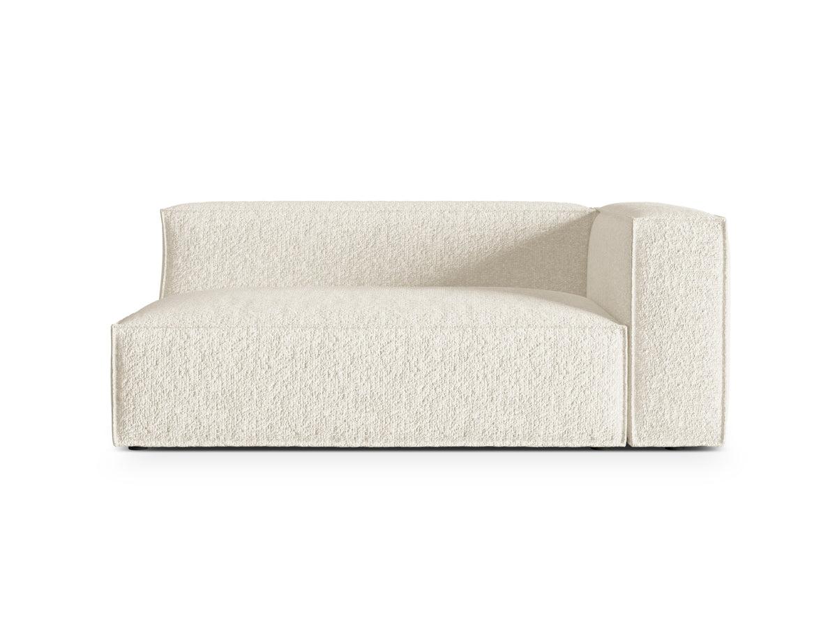 Nuria Boucle rechts Modular Sofa 3 Sitzer in Ivory-Monet präsentiert im Onlineshop von KAQTU Design AG. Modulares Sofa ist von Micadoni