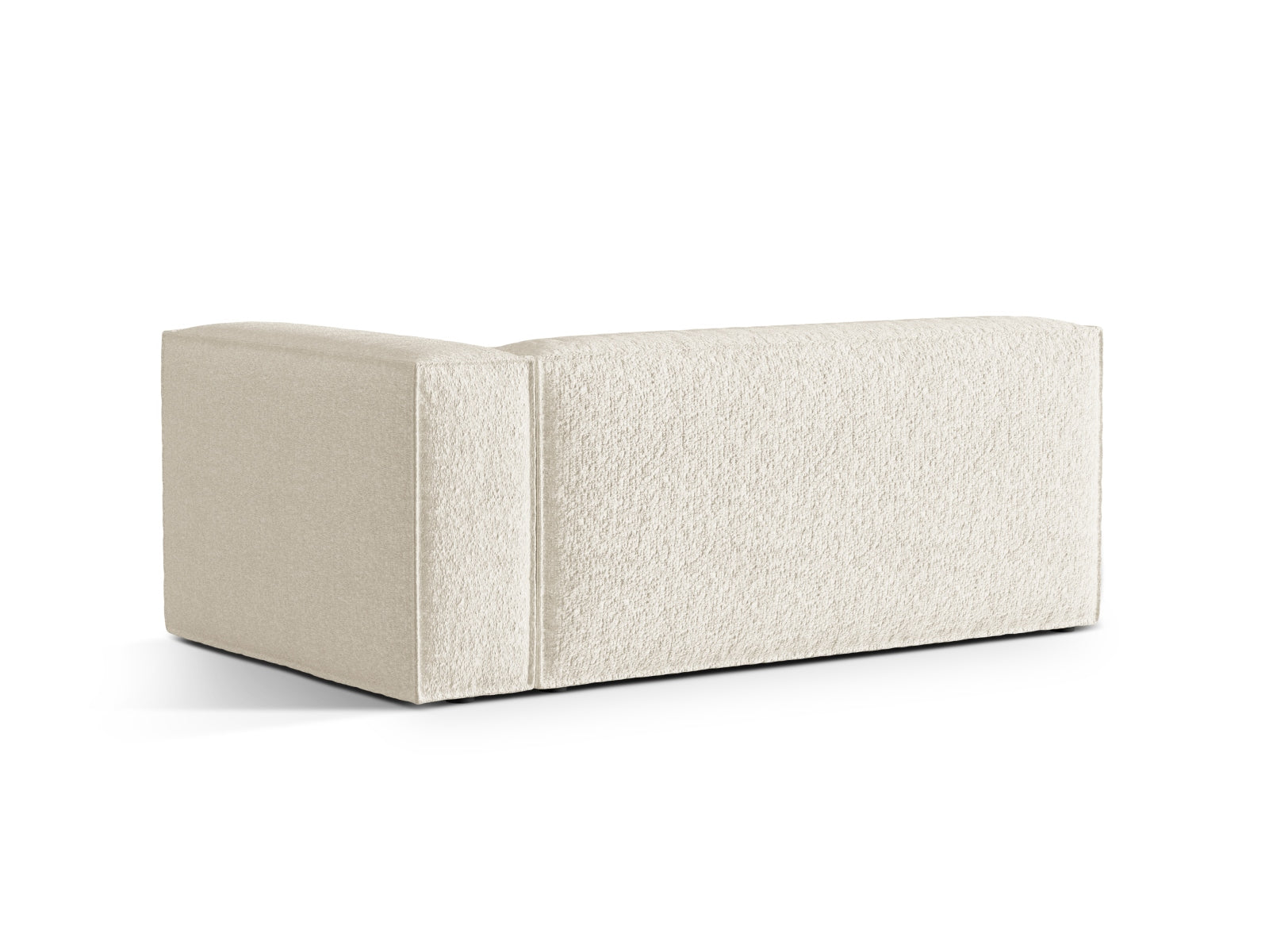 Stilvolles Nuria Boucle 3-Sitzer Sofa in Ivory-Monet, ideal für moderne Wohnkonzepte. Modular und anpassbar von Micadoni.