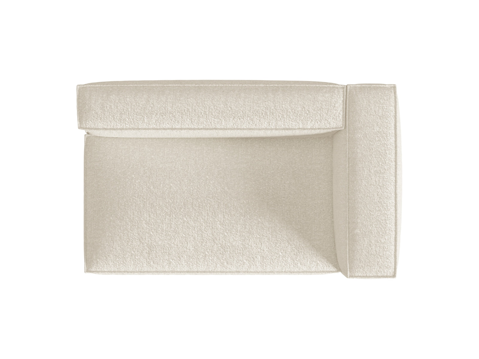 Elegantes Nuria Boucle 3-Sitzer Sofa in Ivory-Monet, perfekt für kreative Raumgestaltungen. Modular und vielseitig von Micadoni.