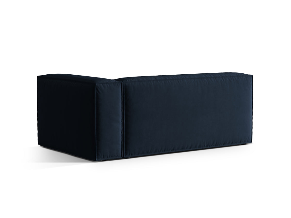 Nuria Velour Modular Sofa rechts 3 Sitzer in Dark Blue-Paris präsentiert im Onlineshop von KAQTU Design AG. Modulares Sofa ist von Micadoni