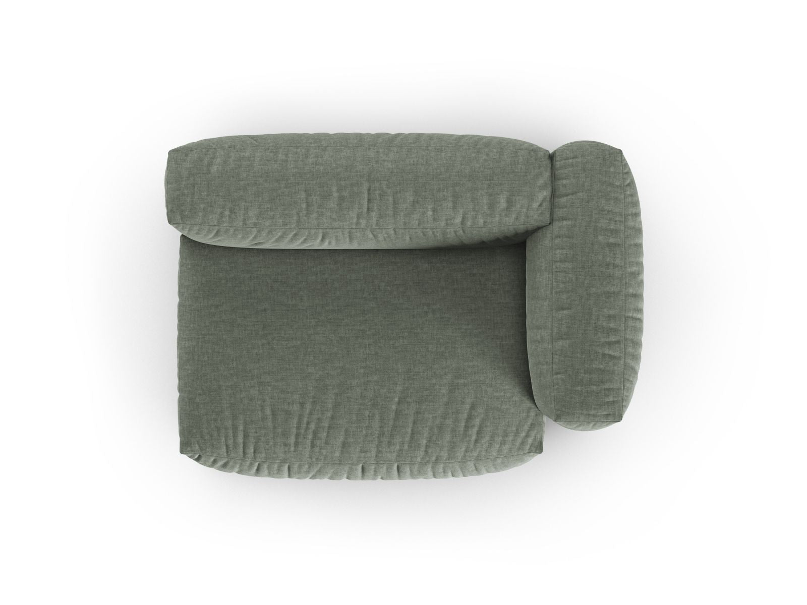 Gemütliches XL Doppelsitz-Sofa Martina in Moss Green-Boston, perfekt für moderne Wohnkonzepte. Flexibles, modulares Design von Micadoni.