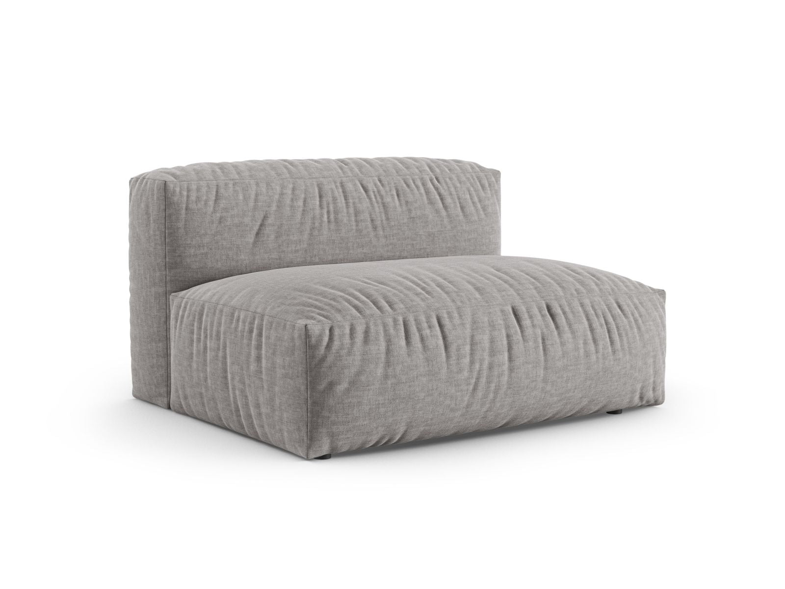 Elegantes XL Doppelsitz-Sofa Martina in hellem Grau, ideal für moderne Wohnräume. Teil der modularen Sofa-Kollektion von Micadoni.