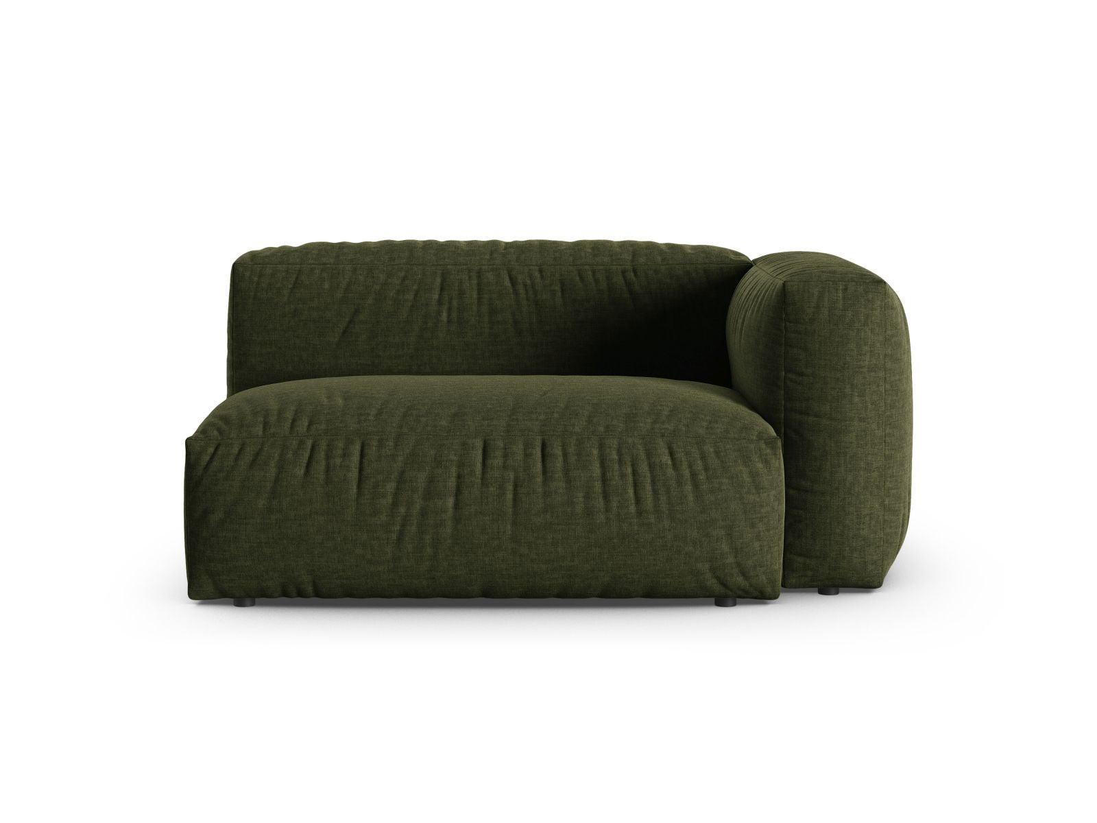 Doppelsitz-Sofa rechts XL Martina in Green-Boston präsentiert im Onlineshop von KAQTU Design AG. Modulares Sofa ist von Micadoni